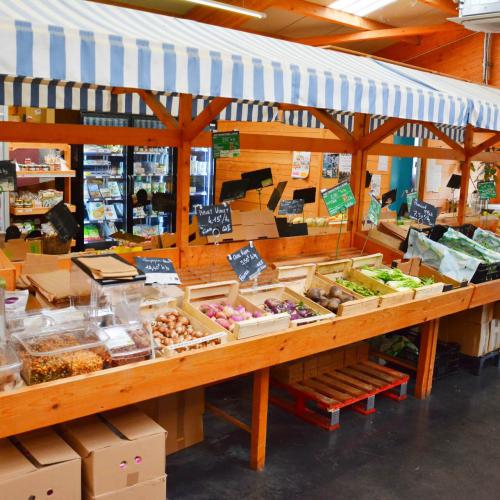 Le magasin propose de nombreux produits bio
