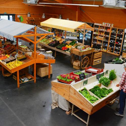 Le magasin propose de nombreux produits bio