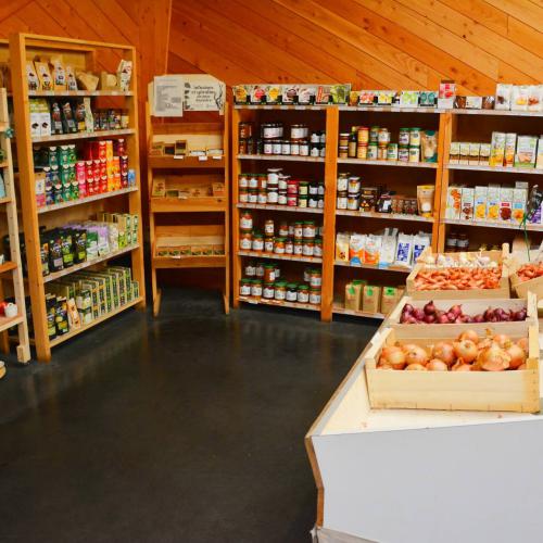 Le magasin propose de nombreux produits bio