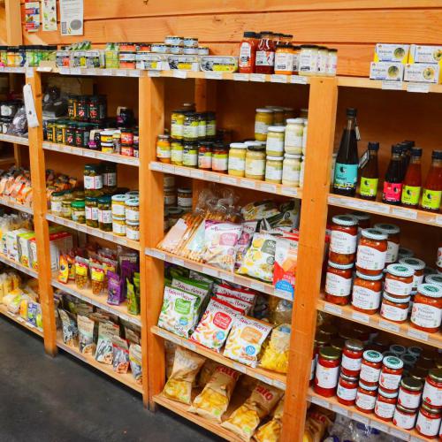 Le magasin propose de nombreux produits bio