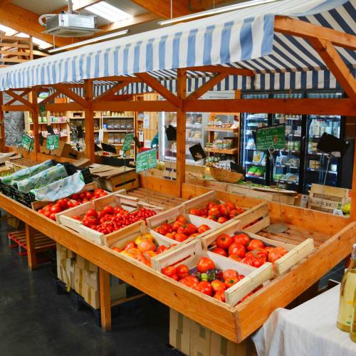 Le magasin propose de nombreux produits bio