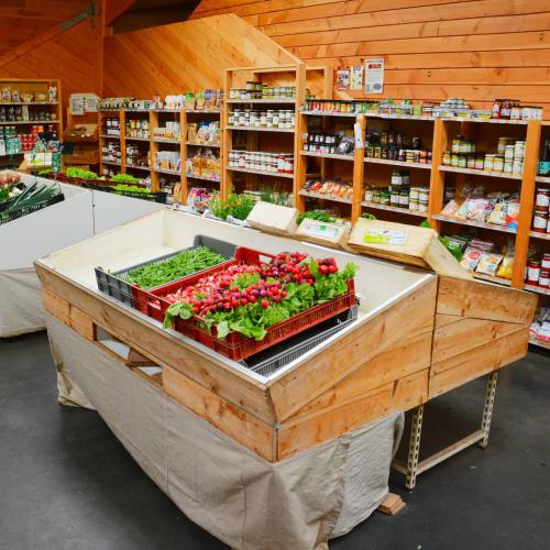 Le magasin propose de nombreux produits bio